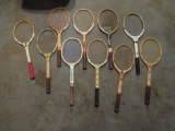 Wood Frame Tennis Racket Assortment