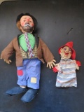 Emmett Kelly's Willie the Clown Rubber Face Doll