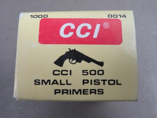 CCI #500 Small Pistol Primers NO SHIPPING