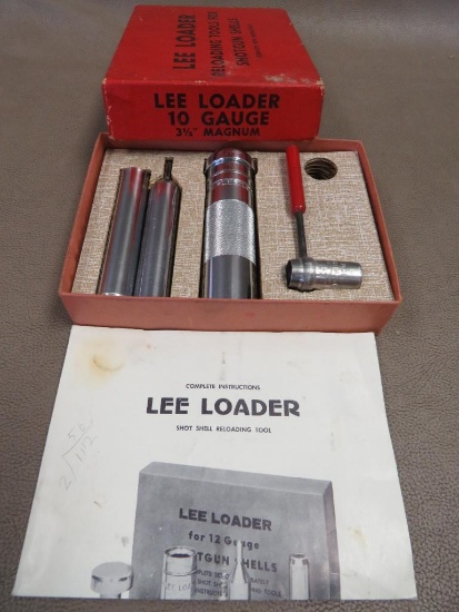 Lee Loader for 10 Gauge Shotgun Shells