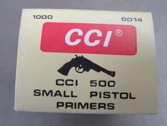 CCI #500 Small Pistol Primers NO SHIPPING