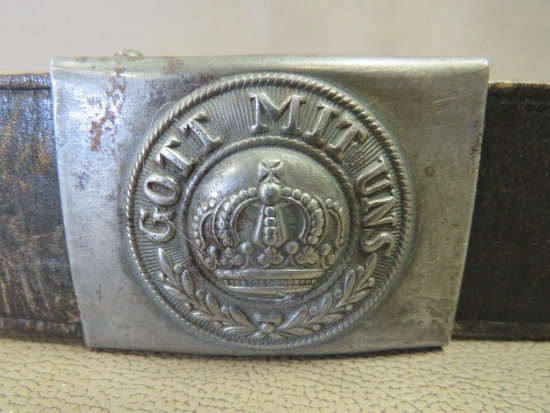 WWI German Gott Mit Uns Belt and Buckle