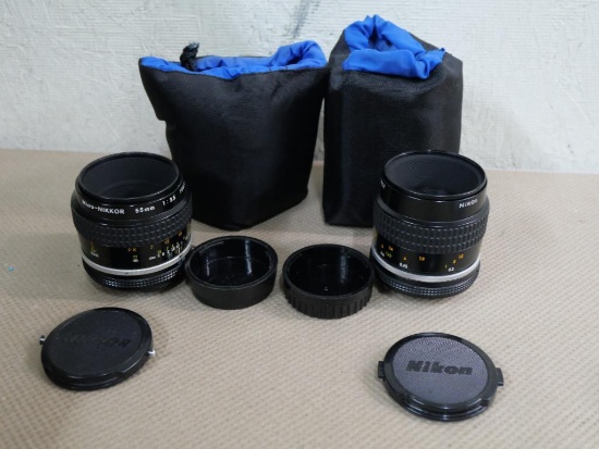 Micro Nikkor 1:2.8- 1:3.5 55mm Lenses