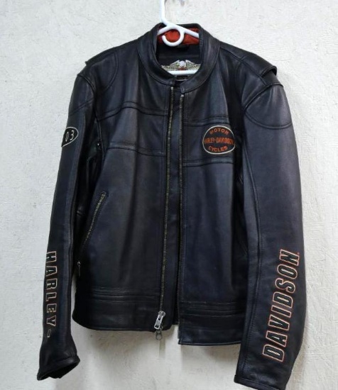 Size XL Heavy Harley Davidson Leather Jacket