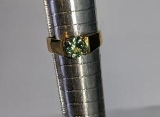 14Kt Yellow Gold and Tourmaline Ring