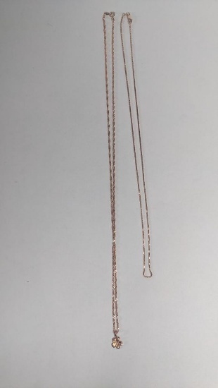 14Kt Pink Gold Necklaces