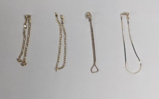 10Kt Gold Bracelet Assortment