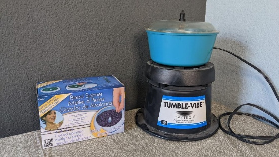 Tumble-Vibe Electric Tumbler and Bead Spinner