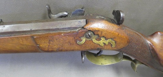 18th or 19th Century Reverse Hammer Muzzleloader Rifle