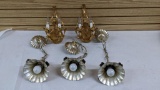 Gold and Silver Tone Salvage Lighting