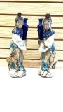 Qing Dynasty Influenced Pottery Figures
