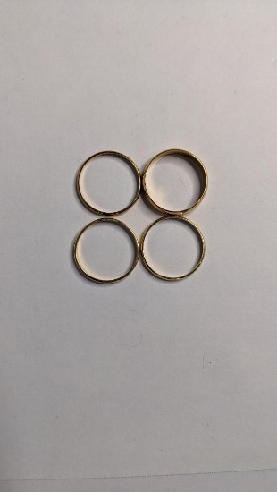 14K Yellow Gold Bands