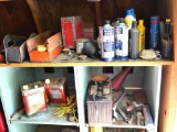 Sockets, tools, Garage chemicals