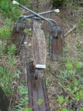 Primitive Sled with Metal Runners