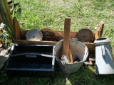 Carpenters Tool Box- Galvanized Can & More!