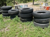 Four Stacks of Tires