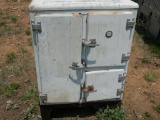 Antique Metal Montgomery Ward Refrigerator