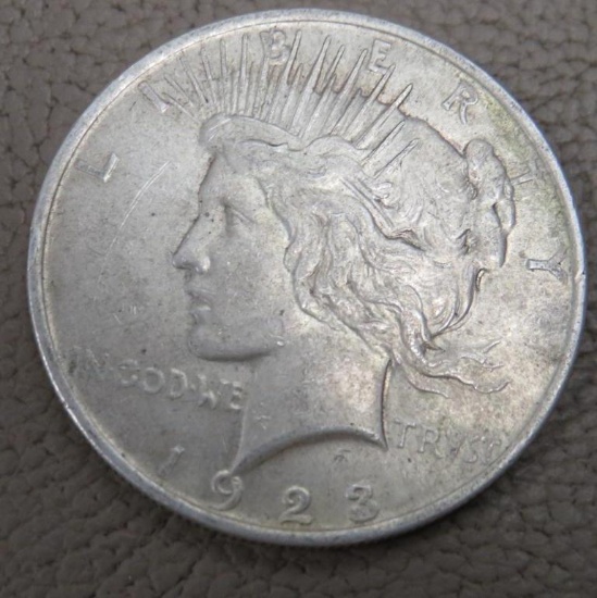 1923 ((P) Peace Silver Dollar Coin