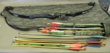 Bear Compound Bow with Arrows