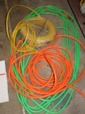 Two Air Hoses and Romex Wire
