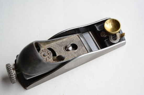Stanley - vintage low angle block plane. Toothed blade