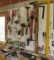 Pegboard LOADED with hand tools