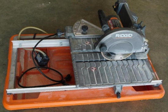 Rigid Wet tile Saw NO SHIPPING