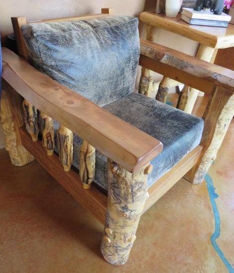 Comfy Aspen Log Aspen Arm Chair