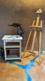 Easel and Rolling Cart (laptop holder is not included!)