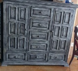 Gray Wood Cabinet
