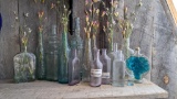 Vintage Glass Bottle Collection