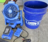 Kobalt 24 Volt Cordless Misting Fan