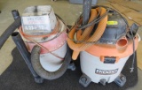 Two Rigid Shop Vacs