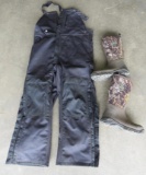 Much Boots and Insulated Bibs