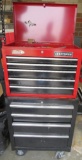 Rolling Two Piece Tool Box with Tools