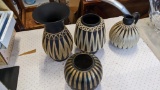 Mid Century Austrian and Straw Wrapped Pottery