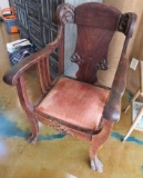 Antique Bustle Chair