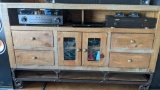 Rail Cart TV Stand