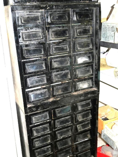 Loaded 36 Drawer Metal Hardware Cabinet