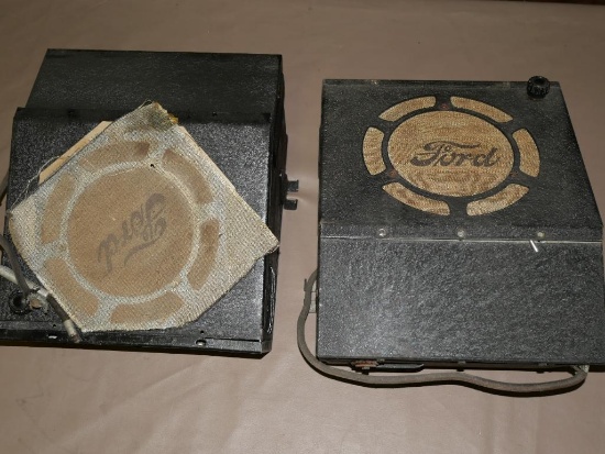 Two 1935 Ford Car Speakers