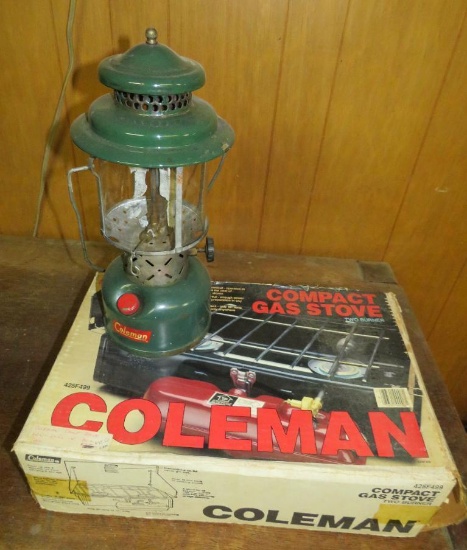 Coleman White Gas Stove and Lantern