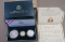 1992 US Mint Columbia Quatercentenary Gold and Silver Coin Set