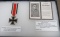 WWII German Death Card and Iron Cross Medal