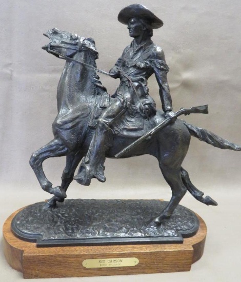 Peter M. Fillerup Signed and numbered "Kit Carson" Bronze Sculpture