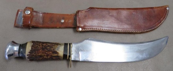 Karl Schlepper Solingen Germany "Original Buffalo Skinner" Sheath Knife