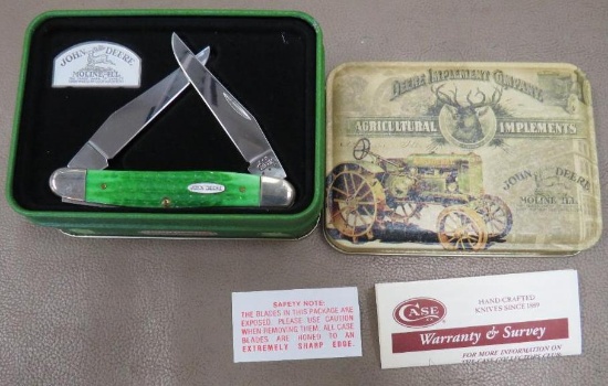 Case Muskrat SS John Deer Knife with Tin