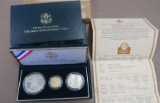 1992 US Mint Columbia Quatercentenary Gold and Silver Coin Set