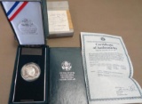 1990 US Mint Eisenhower Centennial Proof Silver Dollar Coin