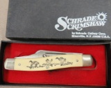 Schrade Scrimshaw SC-505 Knife