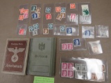 WWII German Pass Books and Stamps
